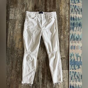 2 for $15 sale: Gap Denim white jean leggings 30 R (faint spots back calf)